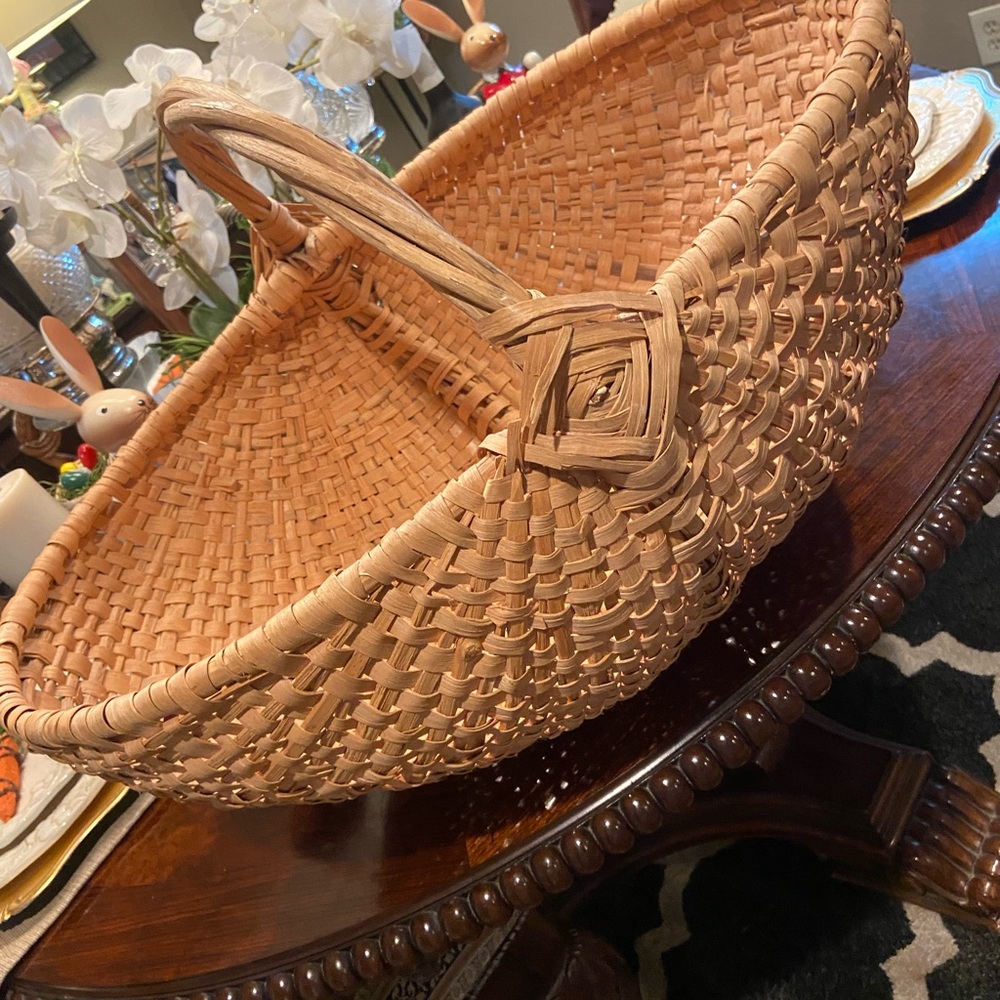 Woven Basket with Handle